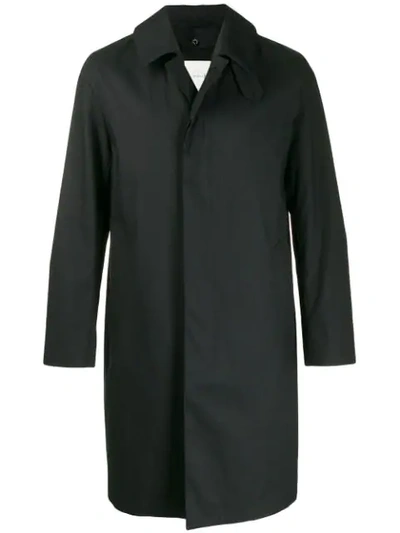 Mackintosh Dunkeld Raintec Cotton Coat In Black