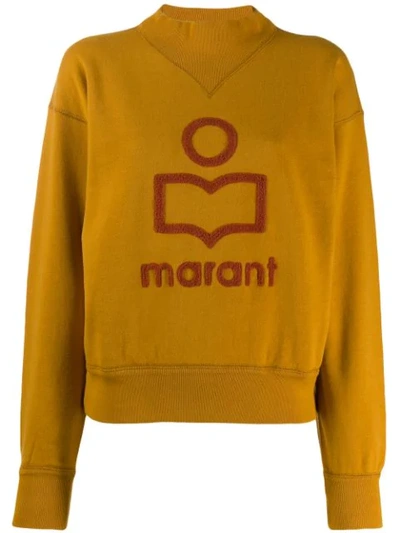 Isabel Marant Étoile Moby Sweatshirt In Yellow Cotton