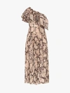 SOLACE LONDON SOLACE LONDON ROSA SNAKE PRINT MAXI DRESS,OS2304213861473