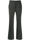 ETRO ETRO FLARED TAILORED TROUSERS - 灰色