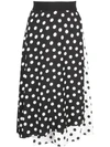 ALICE AND OLIVIA NANETTE MOCK WRAP SKIRT