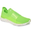 Apl Athletic Propulsion Labs Techloom Bliss Neon Knit Running Shoe In Neon Green/ White/ Speckle