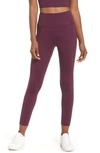 Girlfriend Collective High Waist 7/8 Leggings In Plum