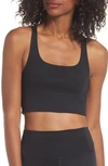 Girlfriend Collective Paloma Firm-support Sports Bra In Black