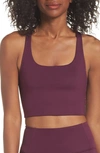 Girlfriend Collective Paloma Firm-support Sports Bra In Plum