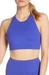 Girlfriend Collective Topanga Sports Bra In Pansy