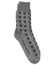 ALEXANDER MCQUEEN ALEXANDER MCQUEEN SKULL PRINT SOCKS - BLACK