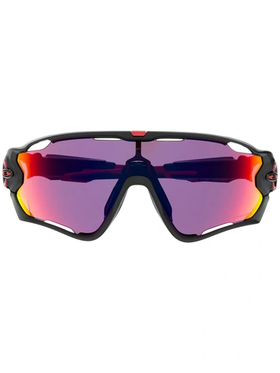 Oakley Jawbreaker太阳眼镜 - 黑色 In Purple