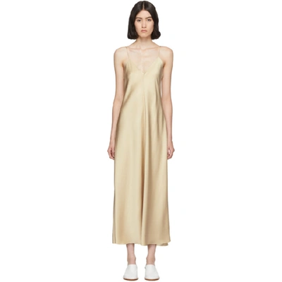 The Row Guinevere Silk-satin Slip Dress In Neutrals