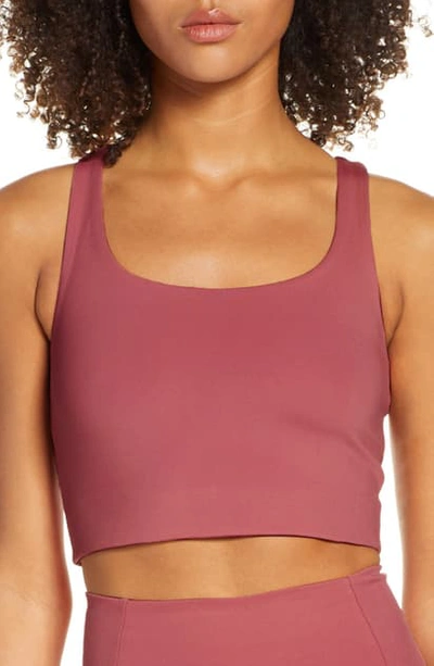 Girlfriend Collective Paloma Sports Bra In Clay