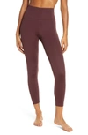 Girlfriend Collective High Waist 7/8 Leggings In Cocoa