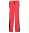 N°21 Side Stripe Drawstring Pant in Red
