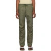 JOHN ELLIOTT JOHN ELLIOTT KHAKI HIGH SHRUNK NYLON TRENTON LOUNGE PANTS