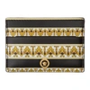 VERSACE VERSACE BLACK AND GOLD BAROCCO CARD HOLDER