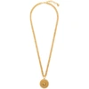 VERSACE GOLD CRYSTAL TRIBUTE NECKLACE