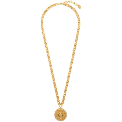 Versace Gold Crystal Tribute Necklace