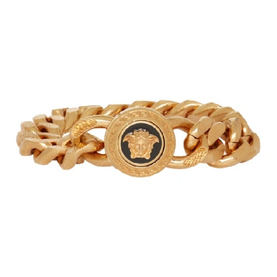 Versace Gold Medusa Chain Bracelet - 金色 In Gold