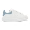 ALEXANDER MCQUEEN ALEXANDER MCQUEEN WHITE AND BLUE OVERSIZED SNEAKERS