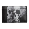 ALEXANDER MCQUEEN ALEXANDER MCQUEEN BLACK TORN SKULL CARD HOLDER