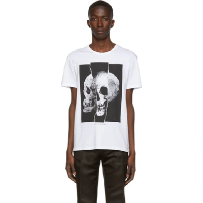 Alexander Mcqueen Skull Print T-shirt - 白色 In White