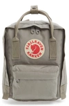 Fjall Raven Fjällräven Mini Kånken Water Resistant Backpack In Fog