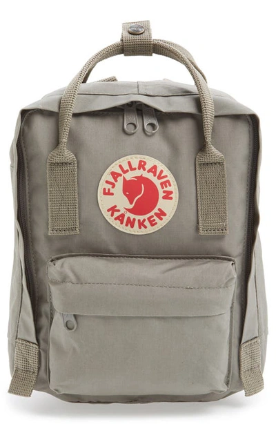 Fjall Raven Fjällräven Mini Kånken Water Resistant Backpack In Fog