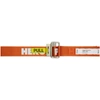 Heron Preston Orange Kk Tape Belt In Orange