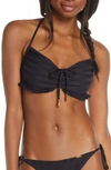 LULI FAMA HALTER BIKINI TOP,L637N63