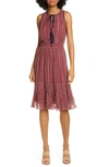 JOIE Rolanda Geo Print Sleeveless Silk Dress,19-2-005504-DR01979