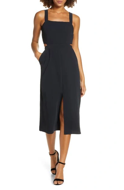 Ali & Jay Standard Sundays Midi Dress In Black