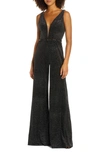 MAC DUGGAL WIDE LEG VELVET JUMPSUIT,30618