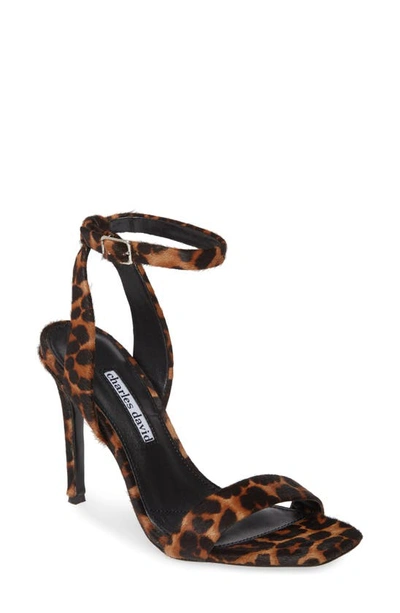 Charles David Women's Voltage Leopard Print High-heel Sandals