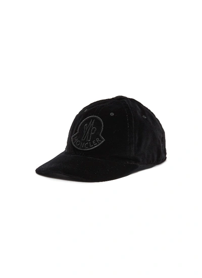 Moncler 'berretto' Cotton Velvet Baseball Cap