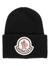 MONCLER HAT TRICOT W/LOGO,11004648