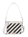 OFF-WHITE Mini Diagonal Binder Clip Leather Crossbody Bag