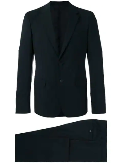 Prada Two-piece Suit In Black