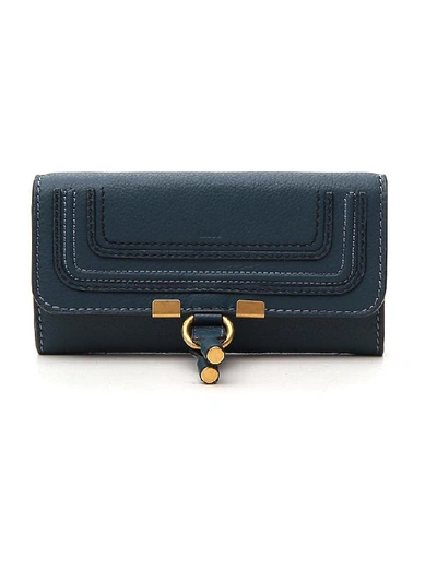 Chloé Marcie Tassel Wallet In Blue