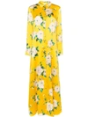 WE ARE LEONE FLORAL SHIRT-STYLE MAXI DRESS