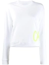 CALVIN KLEIN JEANS EST.1978 CALVIN KLEIN JEANS LOGO SWEATSHIRT - 白色