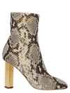 DSQUARED2 DSQUARED2 EMBOSSED HEELED  ANKLE BOOTS