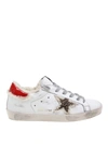 GOLDEN GOOSE SUPERSTAR SHEARLING TRIMMED SNEAKERS