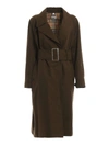 BURBERRY CAMELFORD COAT WITH MAXI BELT