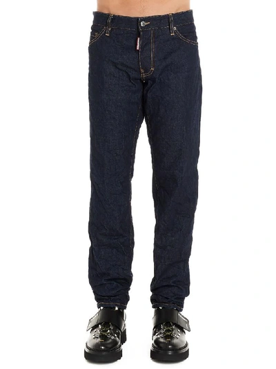 Dsquared2 Denim Cotton Jeans In Blue