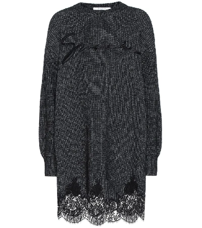 Givenchy Lace Scalloped Jumper Dress - 黑色 In Black