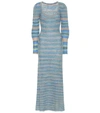 JACQUEMUS LA dressing gown PEROU MOHAIR-BLEND MIDI DRESS,P00403983