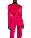 ADEAM BELTED TAILORED JACKET,PROD149070078