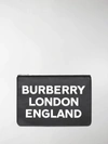 BURBERRY LOGO PRINT LEATHER ZIP POUCH,801569514101034
