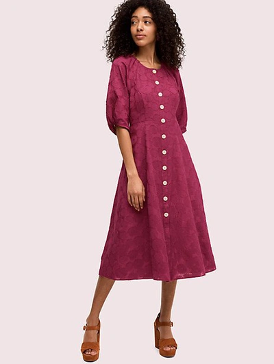 kate spade red floral dress Floral Bud Brocade Dress