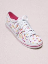 KATE SPADE NEW YORK KICKSTART CONFETTI PRINT SNEAKERS,884506642175