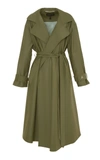 ANOUKI WOOL-POPLIN TRENCH COAT,ARE20/I01CTKH